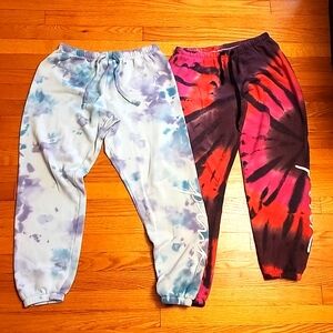 Brand Pink Tye Dye Sweatpants